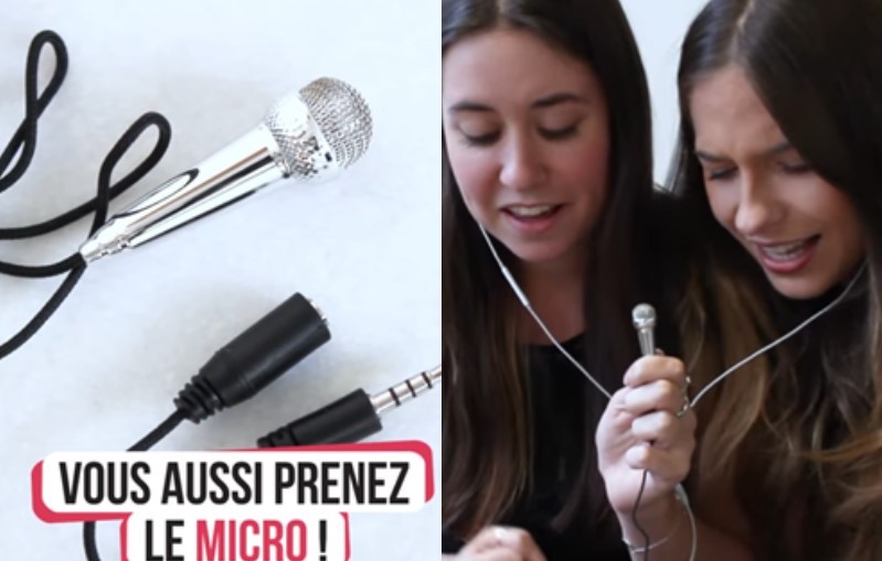 Voici un mini-micro pour faire du karaoké sur son téléphone • FUN Radio