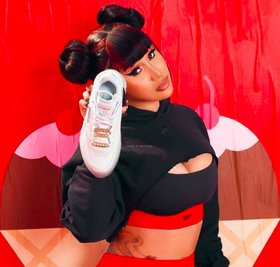 CARDI B : une collection en collab avec Reebok ! • FUN Radio